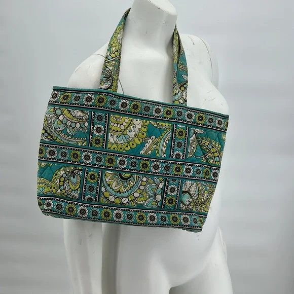 Vera Bradley Peacock Tote Bag Purse Retired - Picture 7 of 11